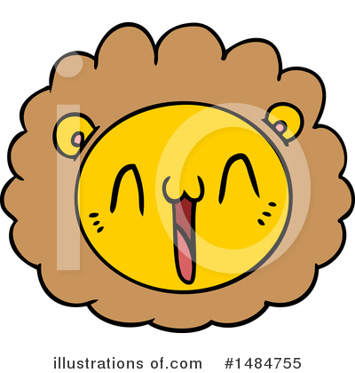 Royalty-Free (RF) Lion Clipart Illustration by lineartestpilot - Stock Sample #1484755