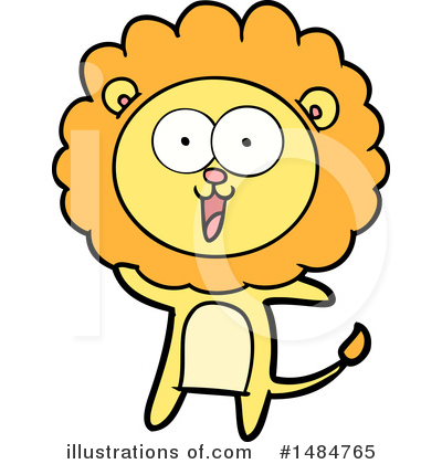 Royalty-Free (RF) Lion Clipart Illustration by lineartestpilot - Stock Sample #1484765
