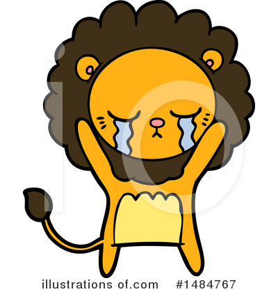 Royalty-Free (RF) Lion Clipart Illustration by lineartestpilot - Stock Sample #1484767