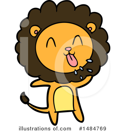 Royalty-Free (RF) Lion Clipart Illustration by lineartestpilot - Stock Sample #1484769