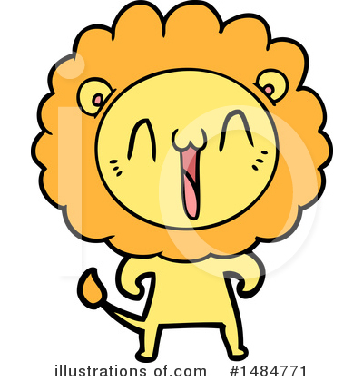 Royalty-Free (RF) Lion Clipart Illustration by lineartestpilot - Stock Sample #1484771
