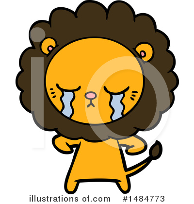 Royalty-Free (RF) Lion Clipart Illustration by lineartestpilot - Stock Sample #1484773