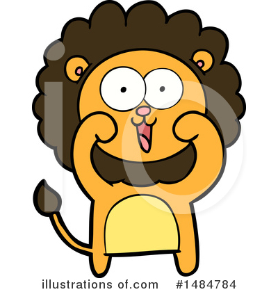 Royalty-Free (RF) Lion Clipart Illustration by lineartestpilot - Stock Sample #1484784
