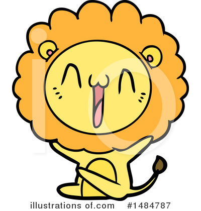 Royalty-Free (RF) Lion Clipart Illustration by lineartestpilot - Stock Sample #1484787