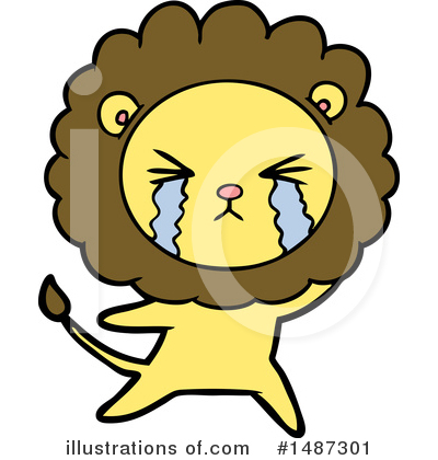 Royalty-Free (RF) Lion Clipart Illustration by lineartestpilot - Stock Sample #1487301