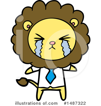 Royalty-Free (RF) Lion Clipart Illustration by lineartestpilot - Stock Sample #1487322