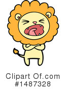 Lion Clipart #1487328 by lineartestpilot
