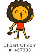 Lion Clipart #1487333 by lineartestpilot
