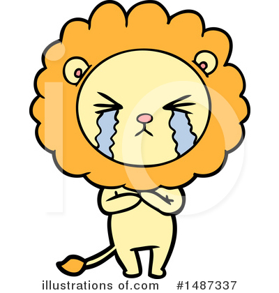Royalty-Free (RF) Lion Clipart Illustration by lineartestpilot - Stock Sample #1487337
