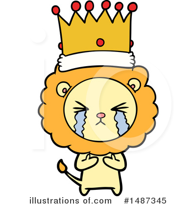 Royalty-Free (RF) Lion Clipart Illustration by lineartestpilot - Stock Sample #1487345