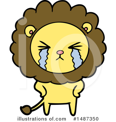 Royalty-Free (RF) Lion Clipart Illustration by lineartestpilot - Stock Sample #1487350