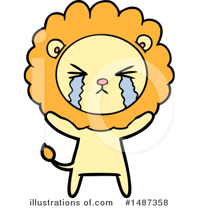 Royalty-Free (RF) Lion Clipart Illustration by lineartestpilot - Stock Sample #1487358