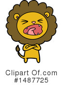 Lion Clipart #1487725 by lineartestpilot