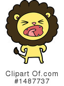 Lion Clipart #1487737 by lineartestpilot