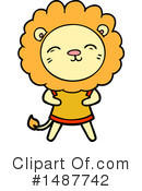 Lion Clipart #1487742 by lineartestpilot
