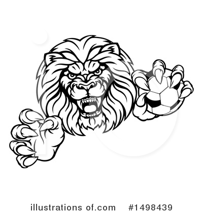 Royalty-Free (RF) Lion Clipart Illustration by AtStockIllustration - Stock Sample #1498439