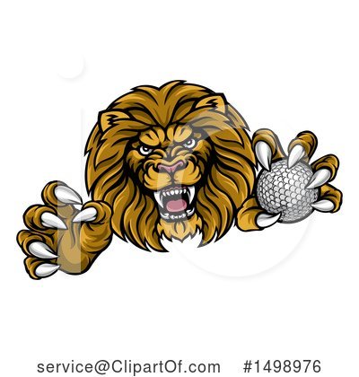 Royalty-Free (RF) Lion Clipart Illustration by AtStockIllustration - Stock Sample #1498976