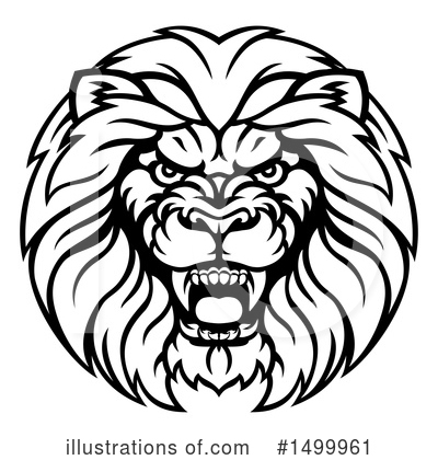 Royalty-Free (RF) Lion Clipart Illustration by AtStockIllustration - Stock Sample #1499961