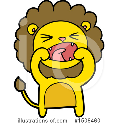 Royalty-Free (RF) Lion Clipart Illustration by lineartestpilot - Stock Sample #1508460