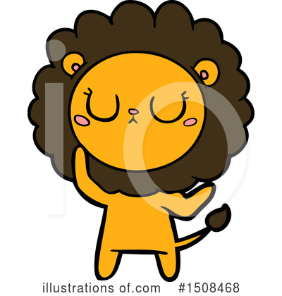 Royalty-Free (RF) Lion Clipart Illustration by lineartestpilot - Stock Sample #1508468