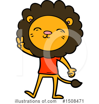 Royalty-Free (RF) Lion Clipart Illustration by lineartestpilot - Stock Sample #1508471