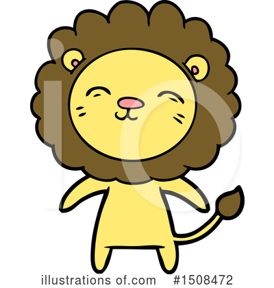 Royalty-Free (RF) Lion Clipart Illustration by lineartestpilot - Stock Sample #1508472