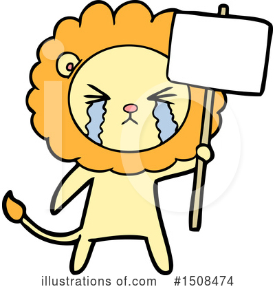 Royalty-Free (RF) Lion Clipart Illustration by lineartestpilot - Stock Sample #1508474