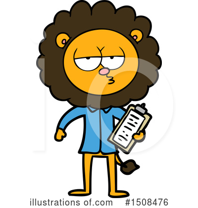 Royalty-Free (RF) Lion Clipart Illustration by lineartestpilot - Stock Sample #1508476