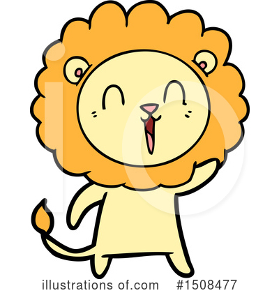 Royalty-Free (RF) Lion Clipart Illustration by lineartestpilot - Stock Sample #1508477