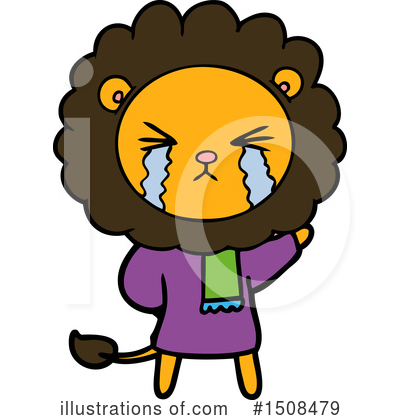 Royalty-Free (RF) Lion Clipart Illustration by lineartestpilot - Stock Sample #1508479