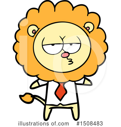 Royalty-Free (RF) Lion Clipart Illustration by lineartestpilot - Stock Sample #1508483