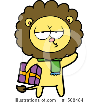 Royalty-Free (RF) Lion Clipart Illustration by lineartestpilot - Stock Sample #1508484