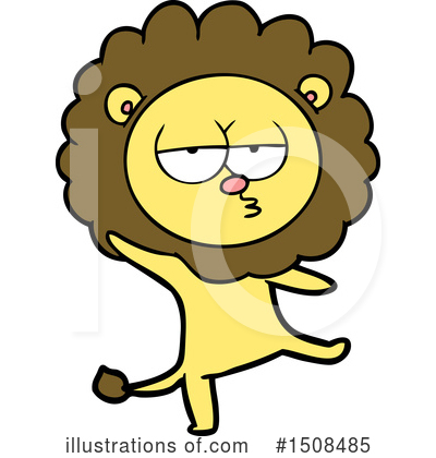 Royalty-Free (RF) Lion Clipart Illustration by lineartestpilot - Stock Sample #1508485