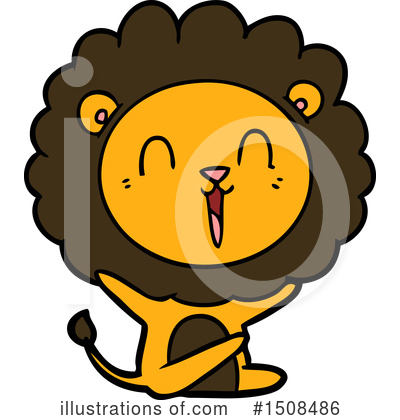 Royalty-Free (RF) Lion Clipart Illustration by lineartestpilot - Stock Sample #1508486