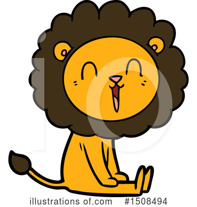 Royalty-Free (RF) Lion Clipart Illustration by lineartestpilot - Stock Sample #1508494