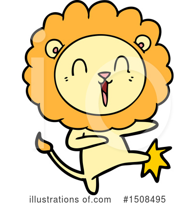 Royalty-Free (RF) Lion Clipart Illustration by lineartestpilot - Stock Sample #1508495