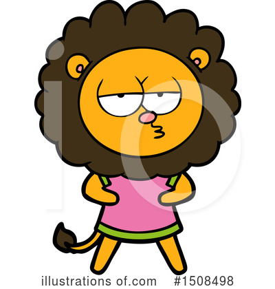 Royalty-Free (RF) Lion Clipart Illustration by lineartestpilot - Stock Sample #1508498