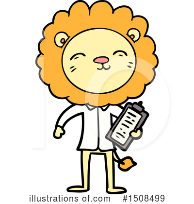 Royalty-Free (RF) Lion Clipart Illustration by lineartestpilot - Stock Sample #1508499
