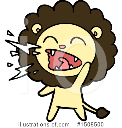 Royalty-Free (RF) Lion Clipart Illustration by lineartestpilot - Stock Sample #1508500