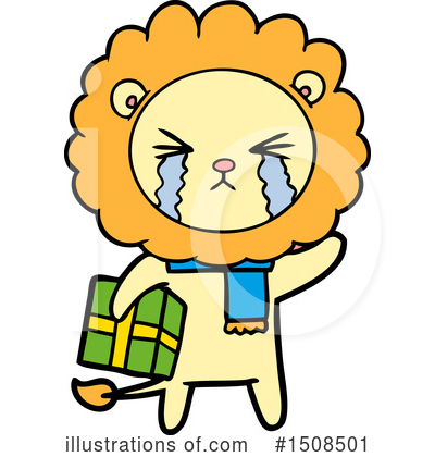 Royalty-Free (RF) Lion Clipart Illustration by lineartestpilot - Stock Sample #1508501