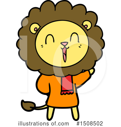 Royalty-Free (RF) Lion Clipart Illustration by lineartestpilot - Stock Sample #1508502