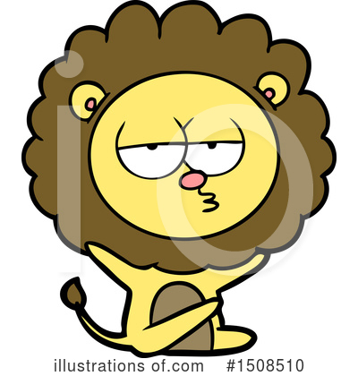 Royalty-Free (RF) Lion Clipart Illustration by lineartestpilot - Stock Sample #1508510