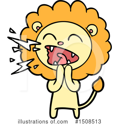 Royalty-Free (RF) Lion Clipart Illustration by lineartestpilot - Stock Sample #1508513