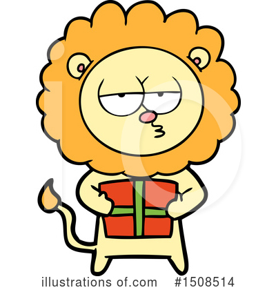 Royalty-Free (RF) Lion Clipart Illustration by lineartestpilot - Stock Sample #1508514