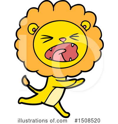 Royalty-Free (RF) Lion Clipart Illustration by lineartestpilot - Stock Sample #1508520