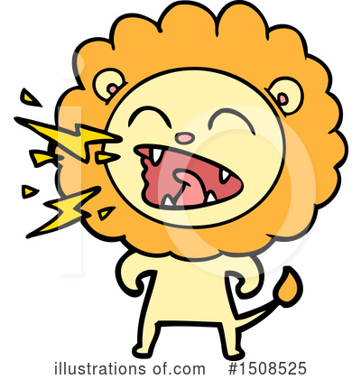 Royalty-Free (RF) Lion Clipart Illustration by lineartestpilot - Stock Sample #1508525