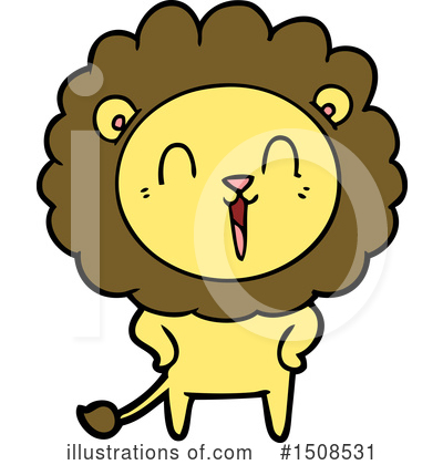 Royalty-Free (RF) Lion Clipart Illustration by lineartestpilot - Stock Sample #1508531