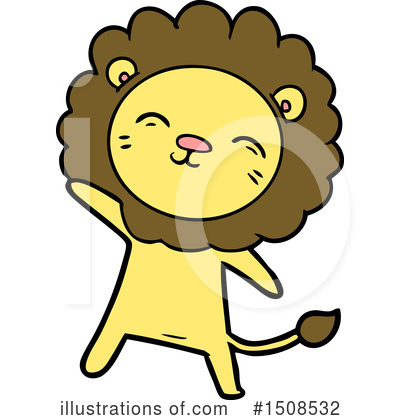 Royalty-Free (RF) Lion Clipart Illustration by lineartestpilot - Stock Sample #1508532