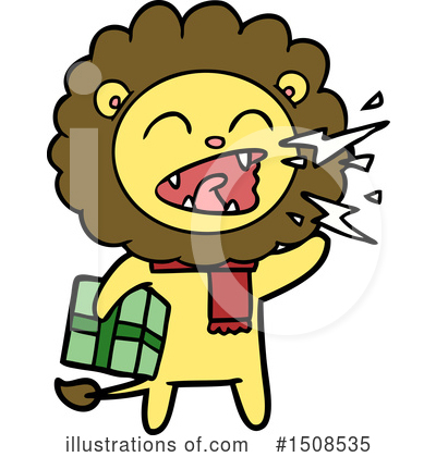 Royalty-Free (RF) Lion Clipart Illustration by lineartestpilot - Stock Sample #1508535
