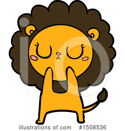 Royalty-Free (RF) Lion Clipart Illustration by lineartestpilot - Stock Sample #1508536